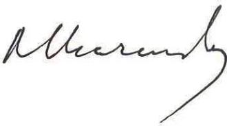 Sharansky unterschrift